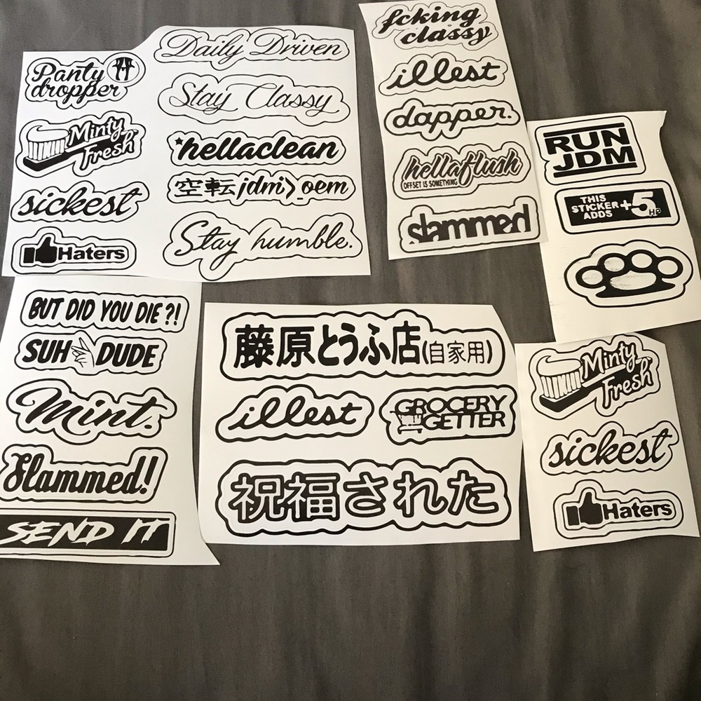 25 Random JDM Stickers / Decals Lot - Picture 5 of 5
